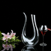 AirPuriPro U-shaped Crystal Clear Wine Decanter - Harp Swan Design